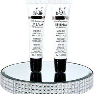×2Pc Whish Lip Balm With Bakuchiol Pink Champagne 15ml/.5oz RP$48 NEW